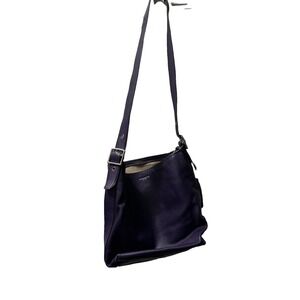 COACH Purple Leather Duffel Tote Bucket Shoulder Bag 31242E